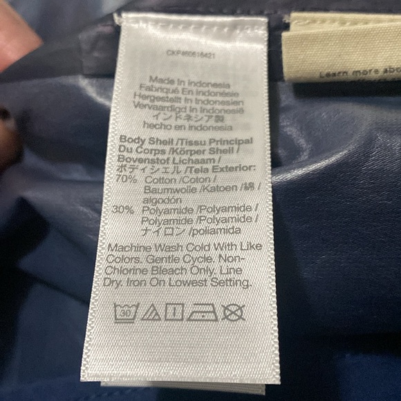 Madewell Rain Utility Jacket Navy Size L - Picture 7 of 8